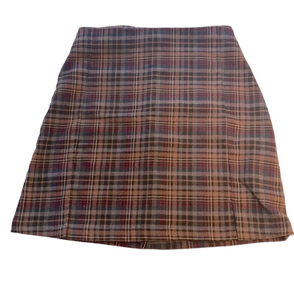 JOHN GALT CALIFORNIA PLAID SKIRT - Picture 1 of 5